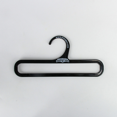 注文のロゴのスカーフの黒のプラスチック ハンガーW17.5cmxH8.5cm